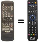 Replacement remote control Sinudyne SV9089