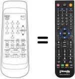 Replacement remote control REMCON1195