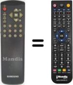 Gleichwertige Fernbedienung Samsung CX5312W