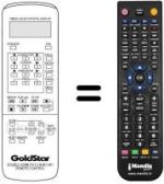 Replacement remote control LG GHV8430P