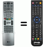 Gleichwertige Fernbedienung LG 6710900011W