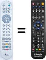 Replacement remote control LG 15LC1R
