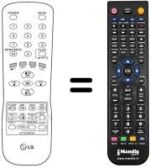 Replacement remote control LG 21FA7