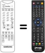 Gleichwertige Fernbedienung Samsung 20C3DF