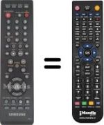Gleichwertige Fernbedienung Samsung DVD1080P7