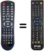 Gleichwertige Fernbedienung Akai AKTV223