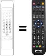 Replacement remote control REMCON539
