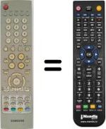 Replacement remote control Samsung LW22A13W