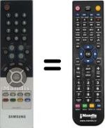 Replacement remote control Samsung LW17M25CP