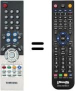 Gleichwertige Fernbedienung Samsung LE32R86WDX/XEU