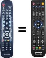 Gleichwertige Fernbedienung Samsung LE26A457C1D / /XBT