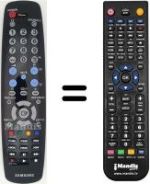 Replacement remote control Samsung LE37A451C1/XBT