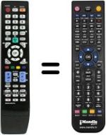 Gleichwertige Fernbedienung Samsung UE32B7090WP/XZG