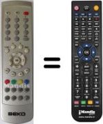 Replacement remote control Beko HDL3206S