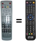 Replacement remote control REMCON126
