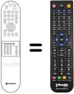 Replacement remote control Roadstar 1010XKT