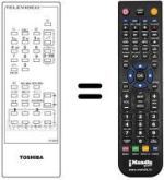 Gleichwertige Fernbedienung Toshiba CT-9401
