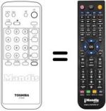 Gleichwertige Fernbedienung Toshiba 2140TF