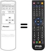 Gleichwertige Fernbedienung Pioneer PDP502MXE