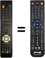 Replacement remote control COBY COB001