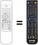 Replacement remote control WELTBLICH IV7663-25