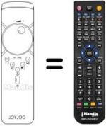 Replacement remote control SCHNEIDER COLOR ADO55