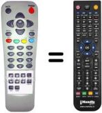 Replacement remote control REMCON653