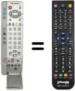 Gleichwertige Fernbedienung Panasonic TX-22LT2F