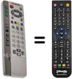 Replacement remote control Panasonic TX-36PD30F