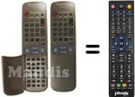 Gleichwertige Fernbedienung Panasonic SC-HT80