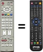 Gleichwertige Fernbedienung Panasonic TX-26LED65F