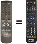 Replacement remote control REMCON484