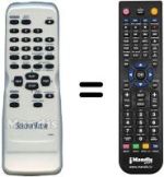 Replacement remote control Funai D50Y-100M