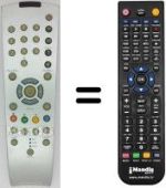 Replacement remote control TP 120 C