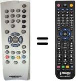 Gleichwertige Fernbedienung Grundig SE4572TOP