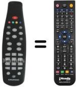 Replacement remote control Grundig 759909010100