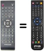 Replacement remote control United REMCON104