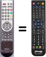 Replacement remote control Hisense EN-21636A
