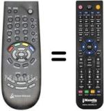 Replacement remote control REMCON1324
