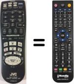 Gleichwertige Fernbedienung JVC LP20303014A