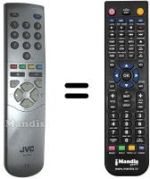 Replacement remote control JVC RM-C53-1C