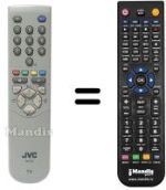 Replacement remote control JVC RM-C54H1C