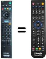 Replacement remote control Sony KDL-26P302H