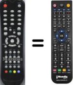 Gleichwertige Fernbedienung United UTV14X83DUT