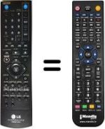 Replacement remote control LG DR389