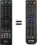 Gleichwertige Fernbedienung LG AKB33871410