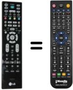 Replacement remote control LG MKJ32022806