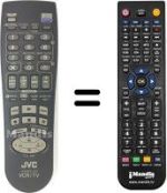 Replacement remote control JVC HR-J271EU