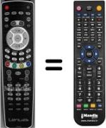 Replacement remote control LENUSS HDTV 32STC12