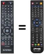 Replacement remote control REMCON1245